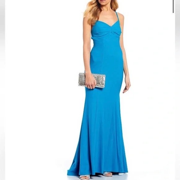 chinese dress ladies Ilse Sequin Mesh Lace-Up Mermaid Dress main image 1